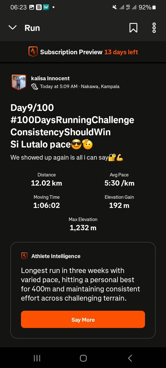 kaliInno's tweet image. Good morning It's a new week and the final one of the month let’s finish strong💪🔐
Day 9/100
#100DaysRunningChallenge
#ConsistencyShouldWin