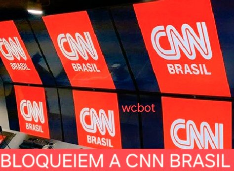 wwanniacbot's tweet image. BLOQUEIEM A CNN BRASIL BLOQUEIEM A CNN BRASIL Golpista Bolsonarista. EDUARDO BOLSONARO ENJAULADO CASSADO E PRESO, BOLSONARO NA CADEIA, Sem Anistia Já para Golpistas traidores da Pátria.