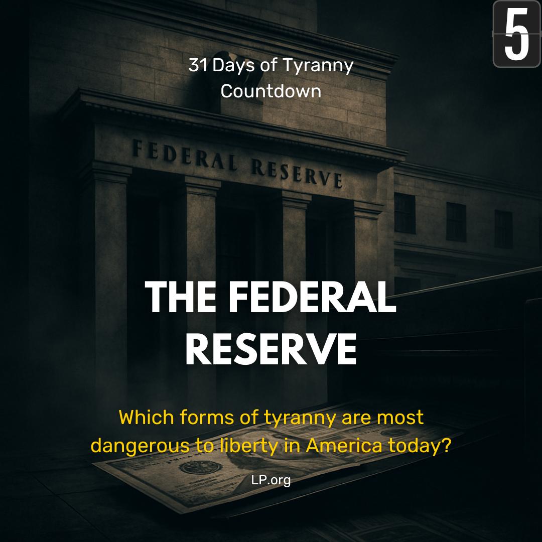 The Federal Reserve, like all central banks throughout world history, exists to prop up the interests of empire, bankers, and politicians at the detriment of the population through the printing of fiat currency outside of the Constitution or transparent oversight. 

As Dr. Ron