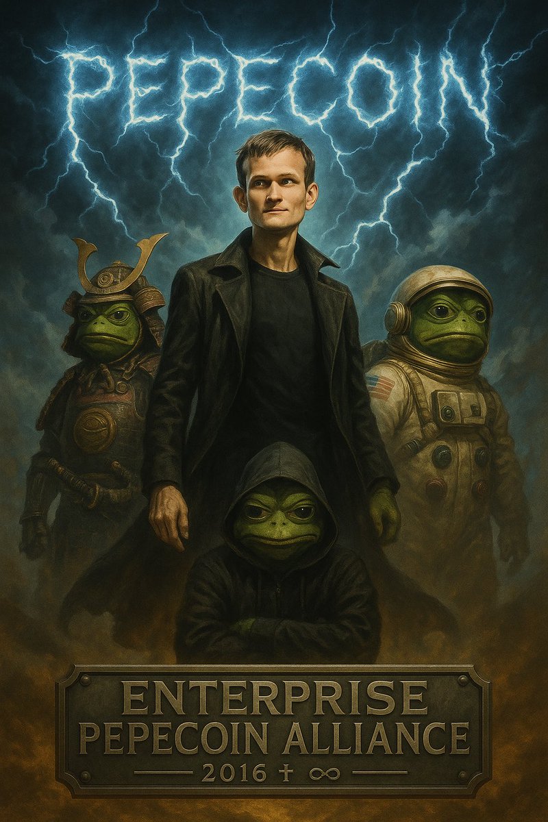 EnterprisePepe's tweet image. Day 31 tagging @VitalikButerin until he makes The Enterprise PepeCoin Alliance a reality.