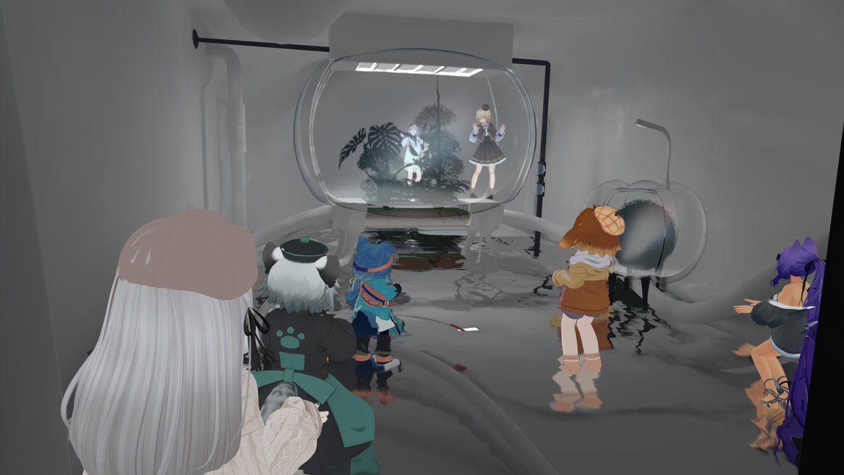avr_nbr's tweet image. 昨日はパブリックを回った後、フルベイク版Noratama&apos;s roomを案内していました
こんなに大勢で回れたの初めてでとても楽しかった！
人増えたおかげで新しい発見もあったり、まだまだ味のするNoratama&apos;s roomホント好き
ついてきてくれた人も後から来てくれた人もありがとう！