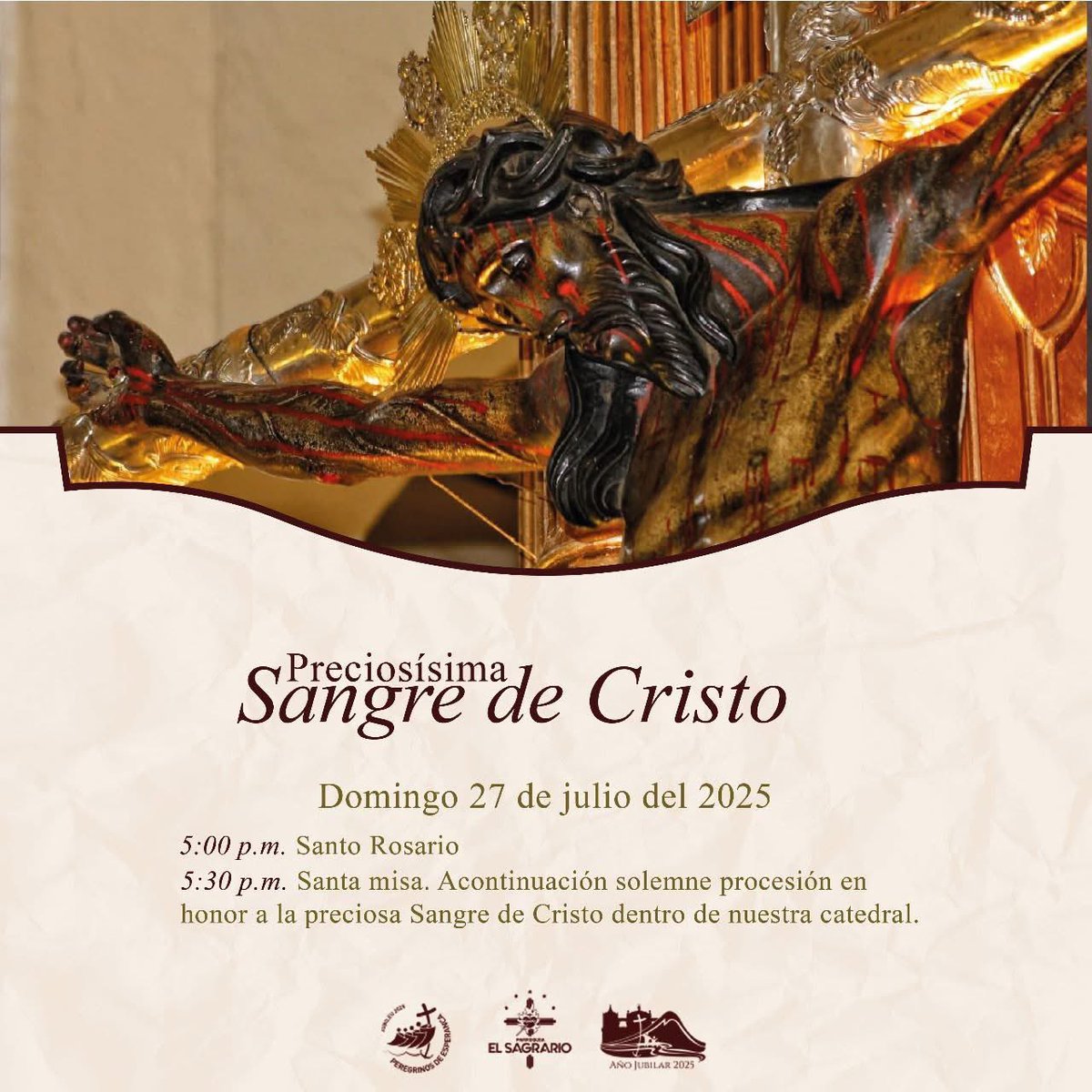 mpatricia_m's tweet image. Este año, el régimen de Ortega y Murillo prohibió que las tradicionales procesiones de la imagen venerada de la Sangre de Cristo recorrieran las calles de León, limitándolas al interior de varias parroquias históricas como San Juan Bautista de la Estación, el Santuario de…