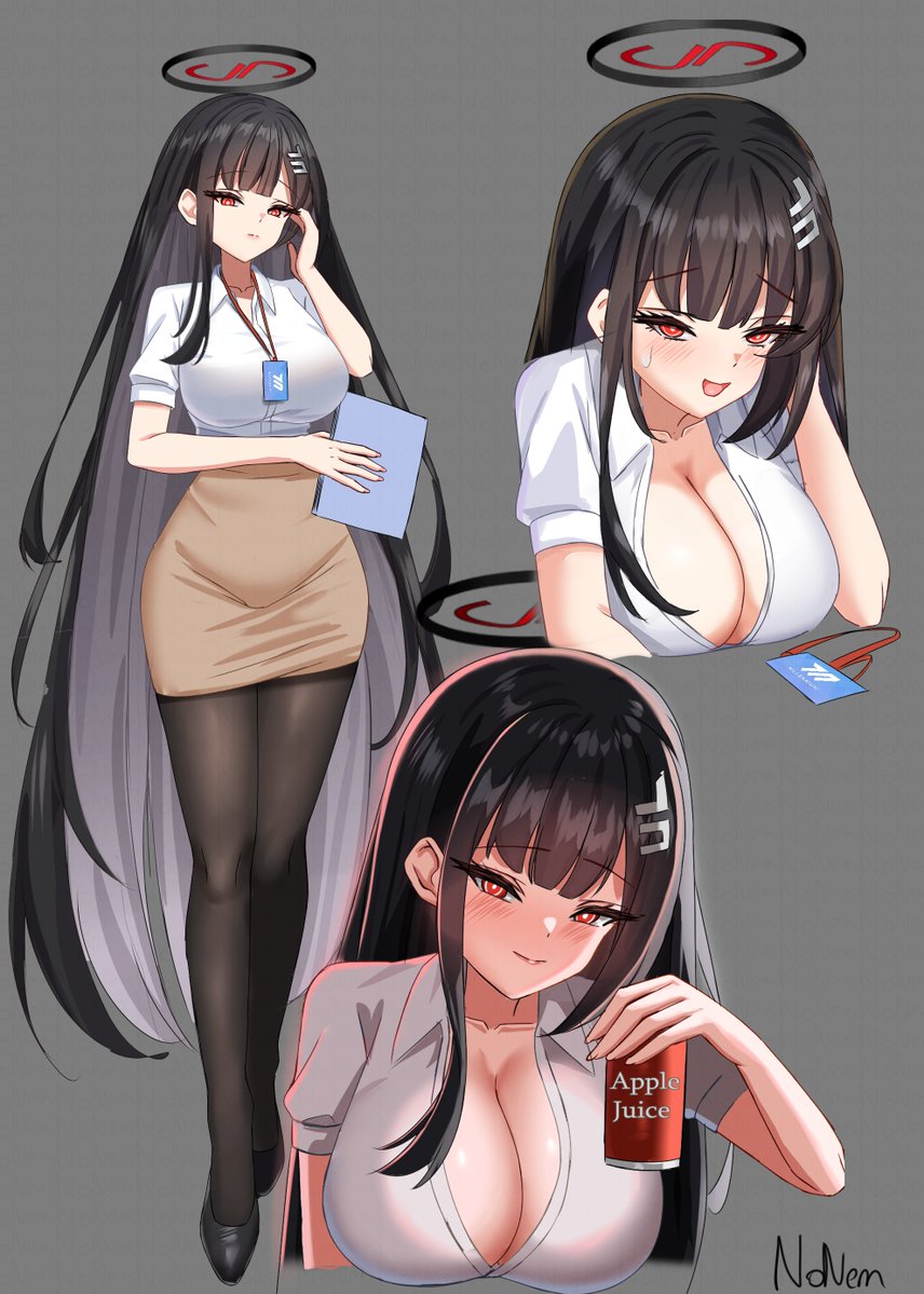 nonem_art's tweet image. Office rio
#BlueArchive #ブルーアーカイブ  #調月リオ