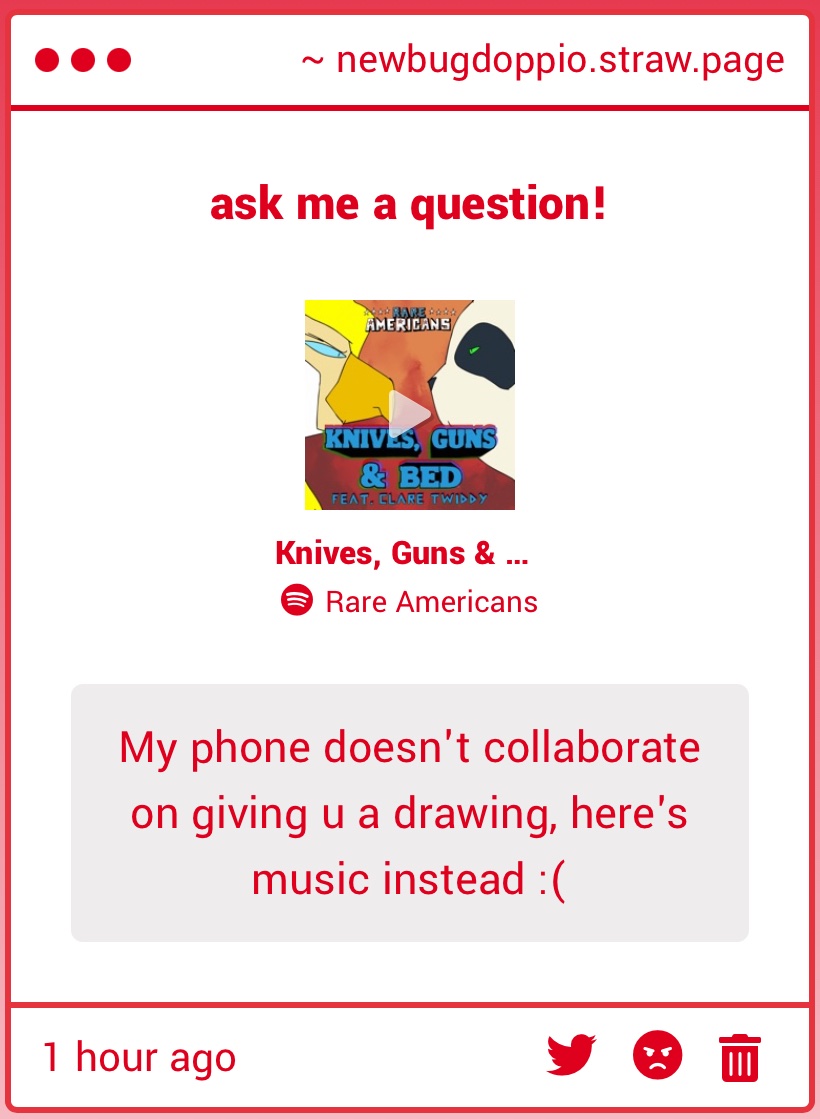 bugdoppio's tweet image. AWESOME !!!! will listen while i draw newbugdoppio.straw.page/gimmicks