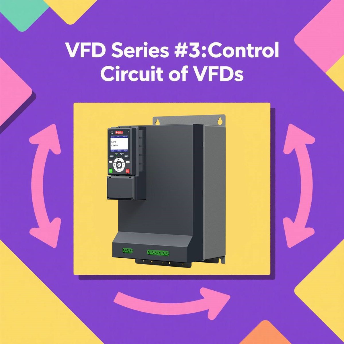 Wolfpower_Tech's tweet image. Wolfpower Academy: VFD Principle Series #3：The Control Circuit of VFDs

Read More:
wolfpower.cn/news/detail?id…

#VFD #industrialautomation #motor #ControlCircuit #SmartControl #VectorControl #OvercurrentProtection #OvervoltageProtection #VFDExplained #MotorDrive 
#Wolfpower