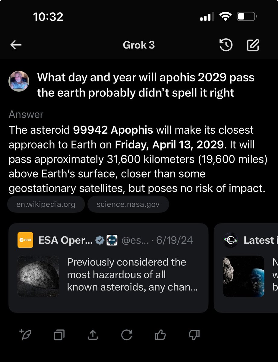 Does anyone know that a asteroid is coming closer than the moon on April 13 (a Friday) 2029 called Apophis, the god of destruction