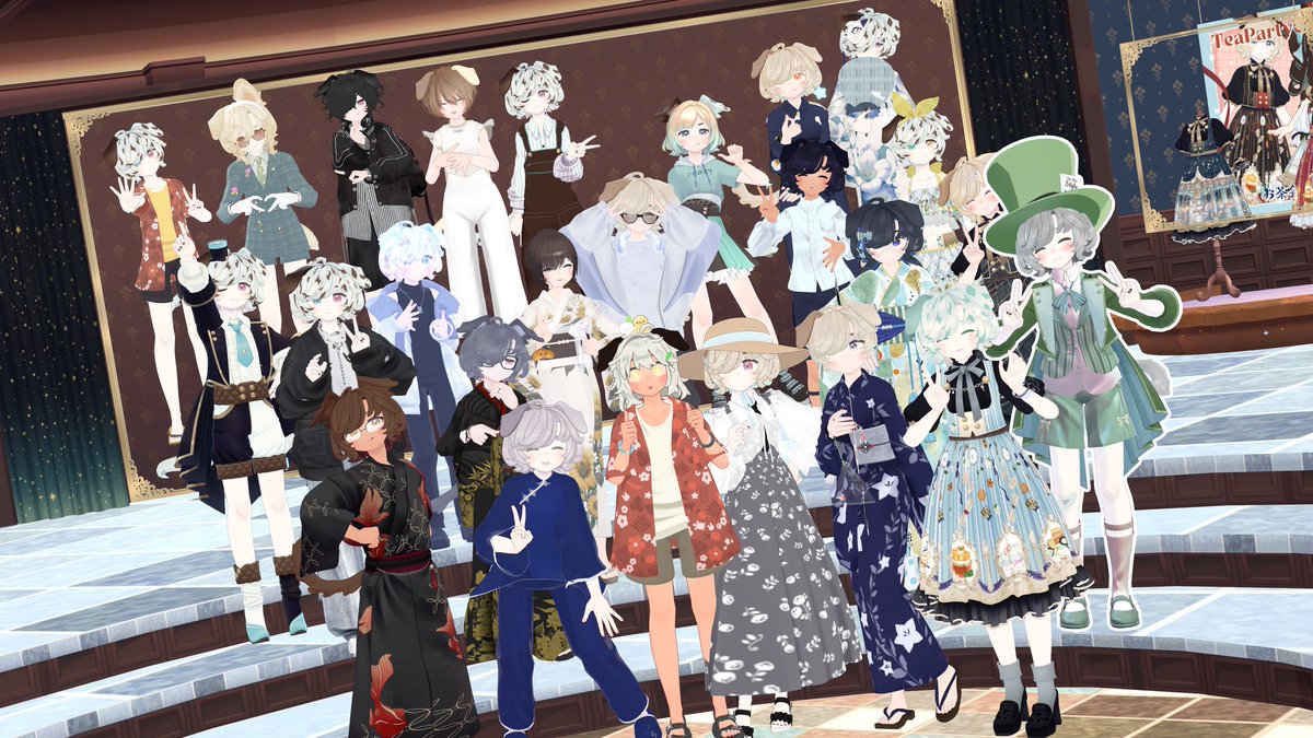 tanu_elixir's tweet image. #ストラッチャテラ集会
三枚目は無糖さんに撮ってもらったやつ