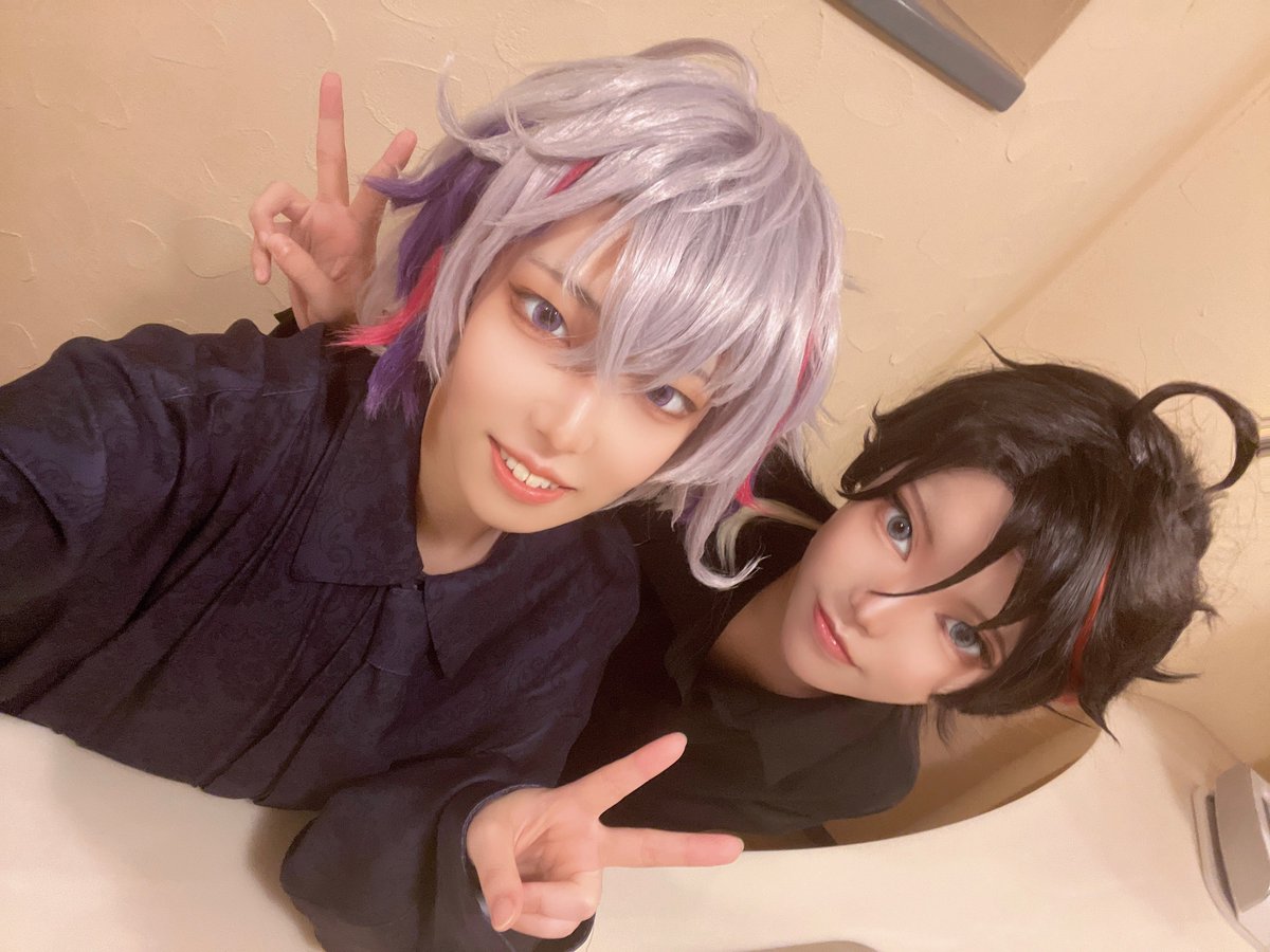 nei_725m's tweet image. お互いのアンケート結果の1位が予期せずfwgsになったのは面白かった
逆fwgs楽しかったです