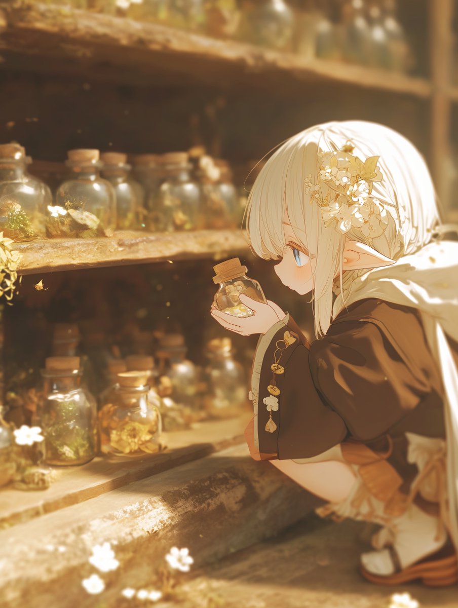 SENAKATEI7's tweet image. Elf Daily Life
