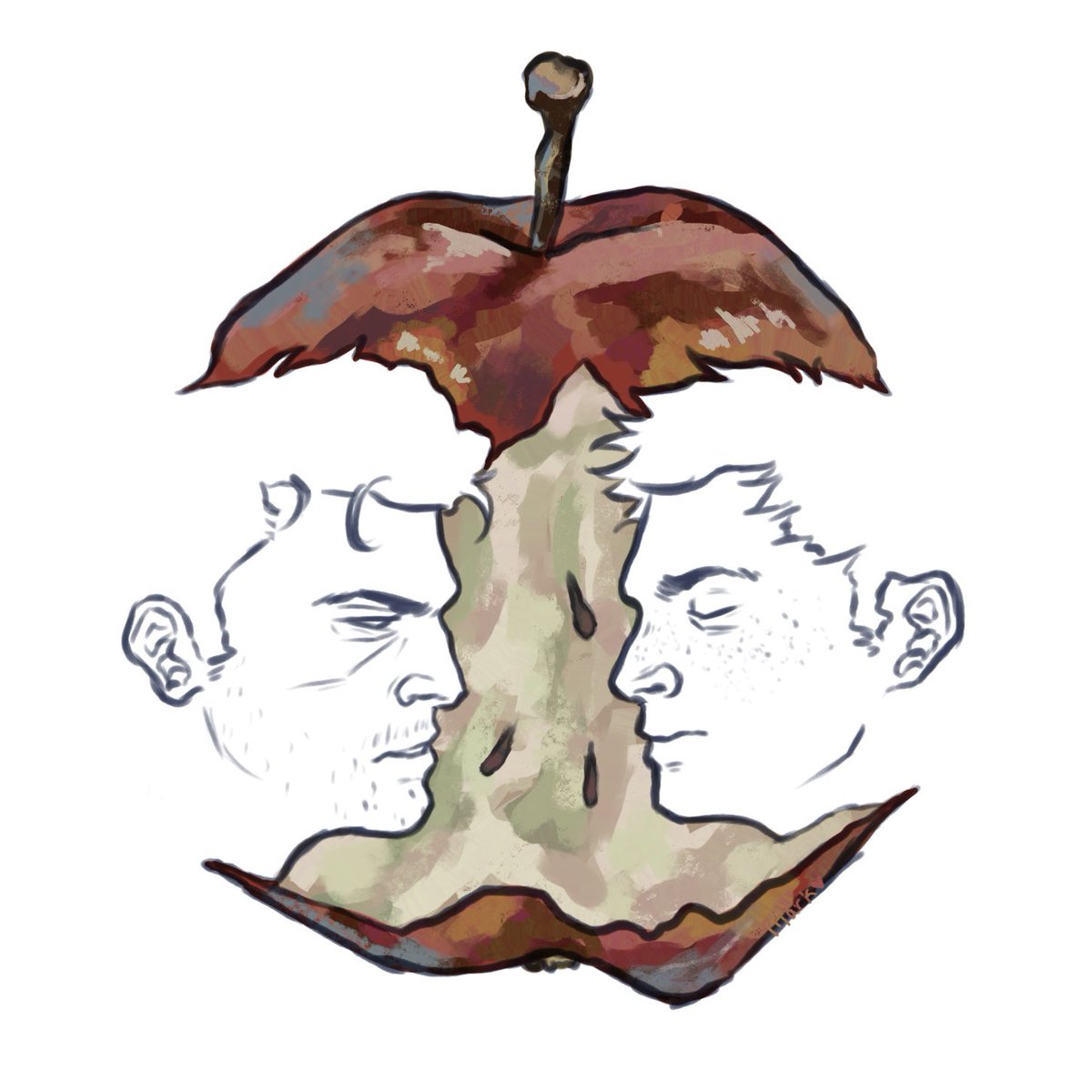 marksartz's tweet image. Apple #destiel #spn