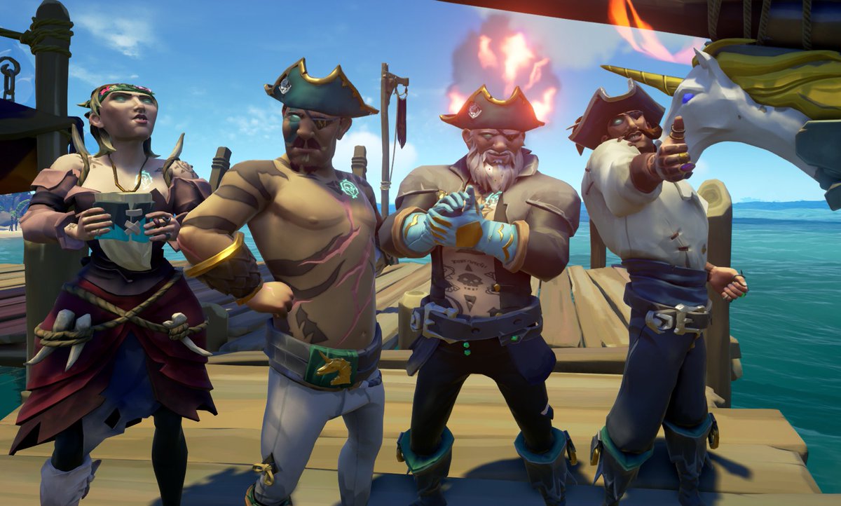 HansSprungfild's tweet image. Another fun weekend on the seas with these legends! #seaofthieves