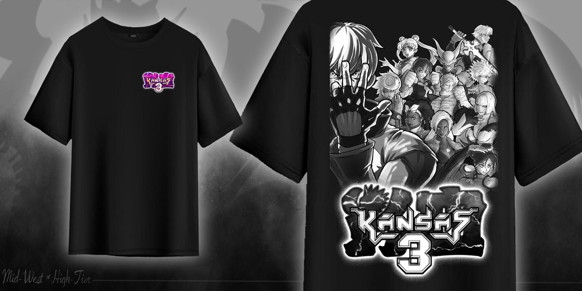 MERCH UPDATE!
Kansas K.O. 3 shirts.  Special edition badge with the new annual illustration displayed on the back.
We made sure to stock up on larger sizes this year!
🦾
*Pick yours up at the official KSKO booth