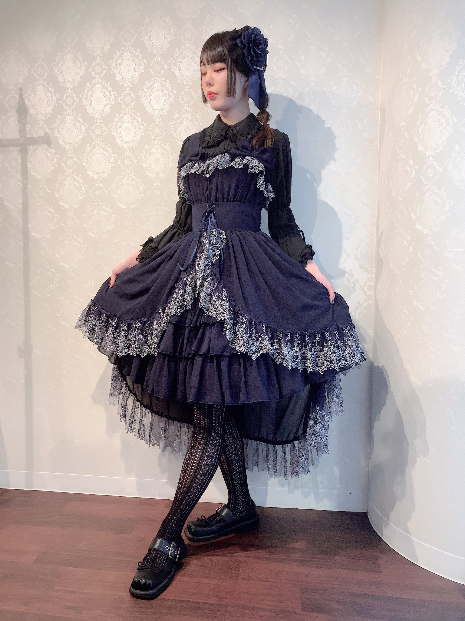 美品 ATELIER PIERROT ピナスイートコレクション 黒総レースケープ ATELIER-PIERROT on X: 