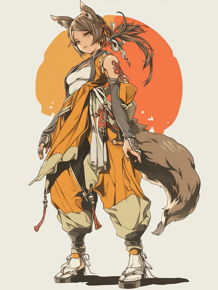AI_yukichi2910's tweet image. #月曜日討伐隊
今週はキツネ耳ちゃんを投入🦊
