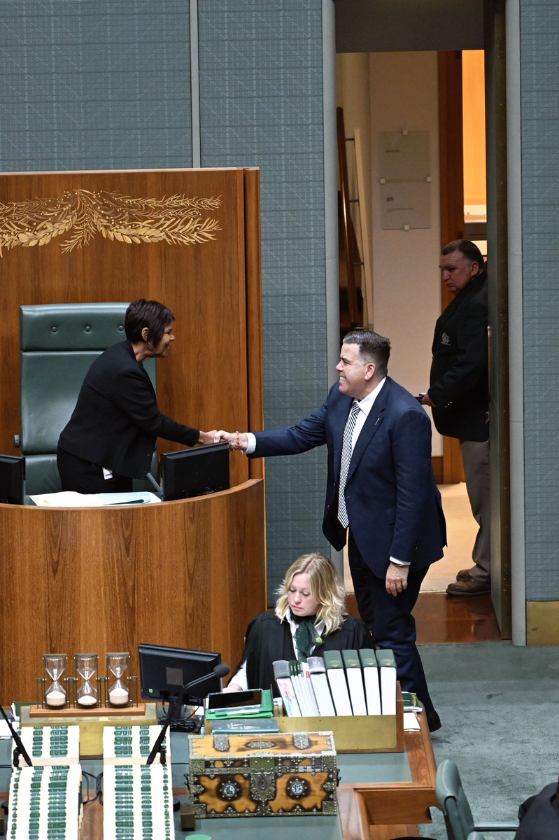 MiltonDickMP's tweet image. Congratulations to Marion Scrymgour MP, the first Aboriginal person to Chair the House of Representatives Chamber as a Member of the Speaker’s Panel.
An incredible honour for the Australian Parliament.
@AboutTheHouse