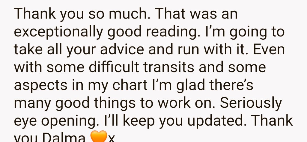 DKAstrology's tweet image. A new clients feedback which I'm grateful for β¨οΈπΈπ