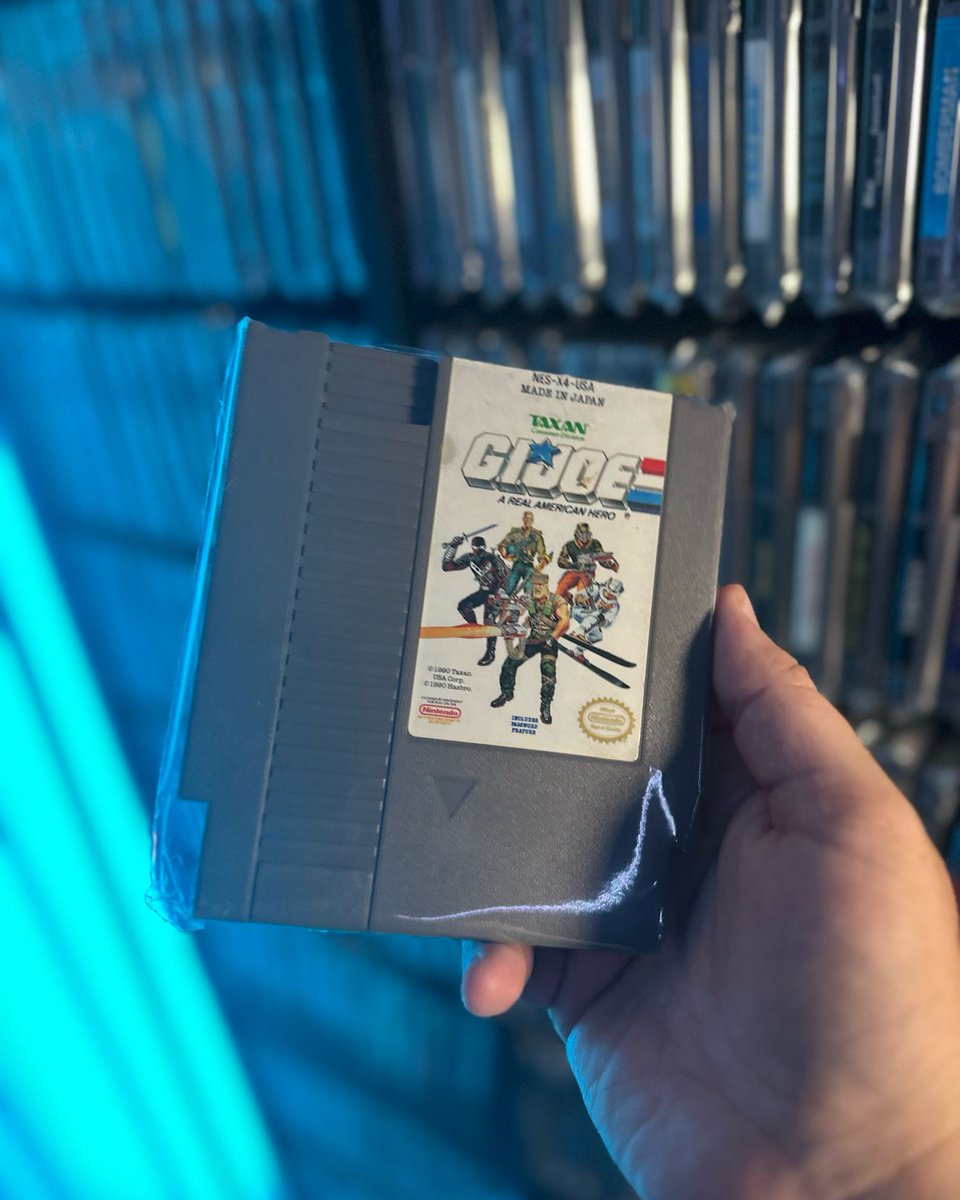 Day 204 of sharing a game from my NES Collection. GI Joe!  #twitch #streamer #gamer #collector #nes #retro