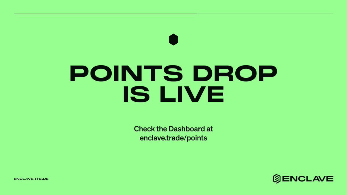 enclavemarkets's tweet image. Weekly points are live for EnclaveX.
EdgeBot traders, stay tuned.