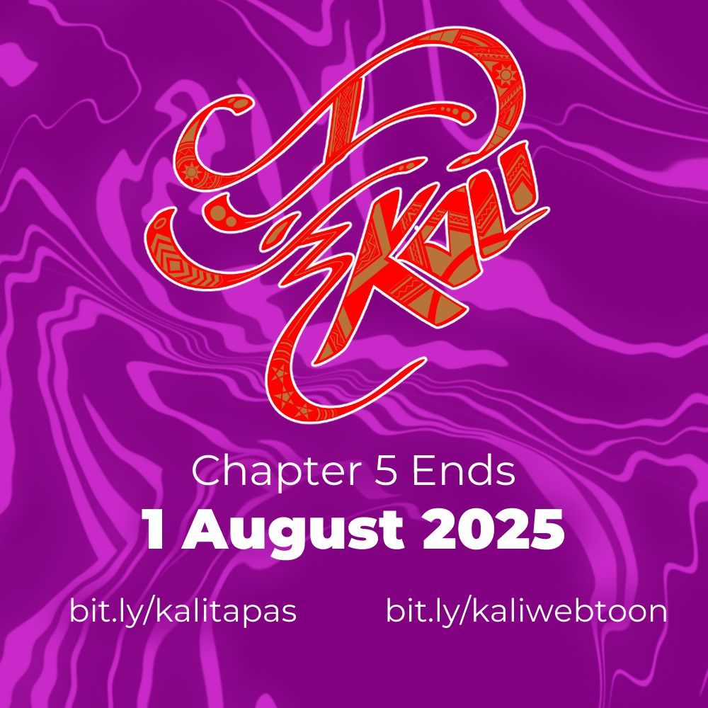 Kali Chapter 5 is finally ending!
This coming Friday, 1 August, at noon PHT, things become increasingly mysterious as we inch towards the end.
Only on Tapas and Webtoon.
#rckali #webtoon #tapas