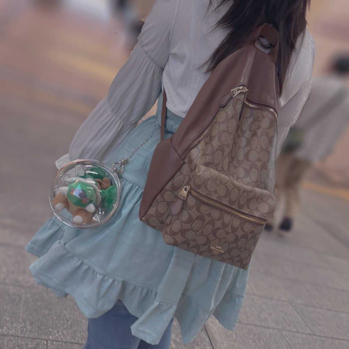 Ryon_chimu's tweet image. ドダイトス連れてきたんだけど、このバッグ(?)やっぱり可愛すぎないか〜！？！？