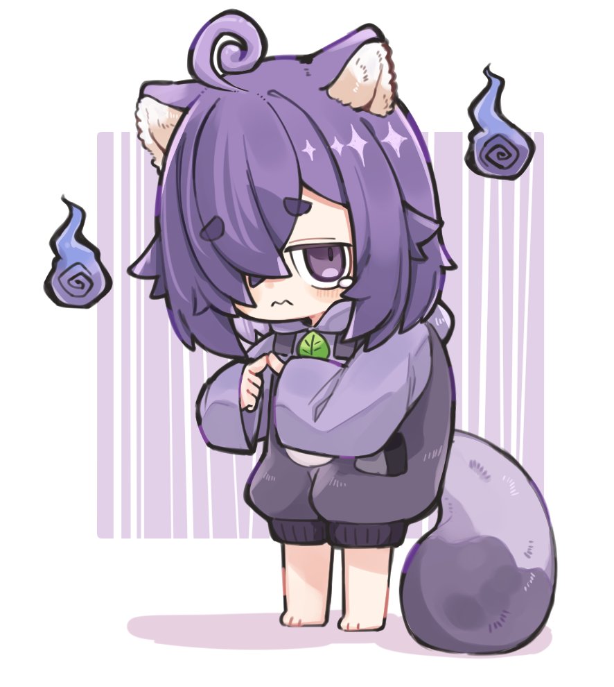 ame_to_ame's tweet image. 紫あめうが新しくなりました！✨️
ネガティブ引っ込み思案な子！
