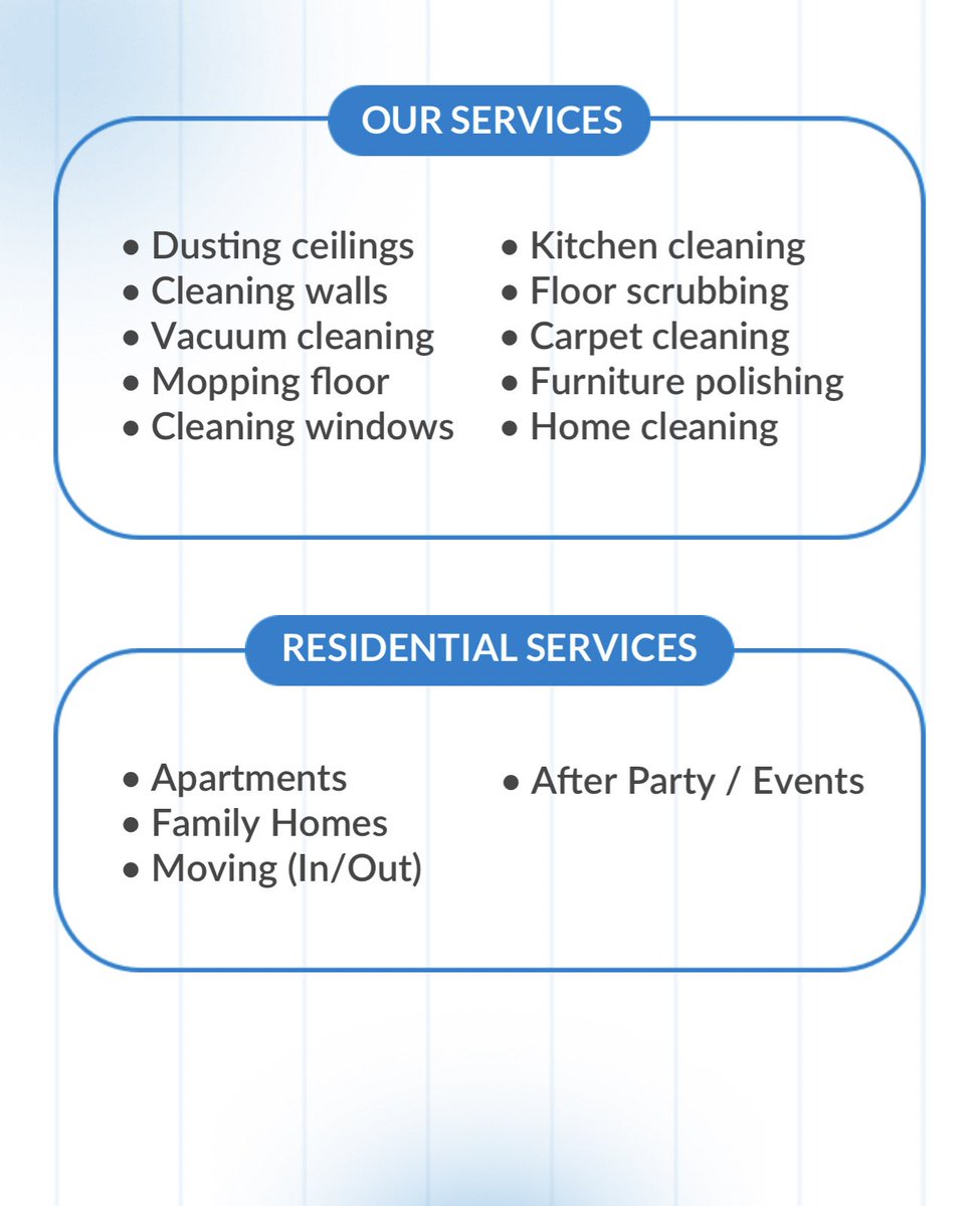 Mukyala_Neighbor (@mukyalaneighbor) on Twitter photo Book your cleaning appointment with <a href="/HilsieCleaning/">Hilsie cleaning services</a> this week
We’ve made life easy by bringing you door to door cleaning services
Don’t stress, leave the mess to us
Call ☎️ 0706123243 to book Book your cleaning appointment with <a href="/HilsieCleaning/">Hilsie cleaning services</a> this week
We’ve made life easy by bringing you door to door cleaning services
Don’t stress, leave the mess to us
Call ☎️ 0706123243 to book