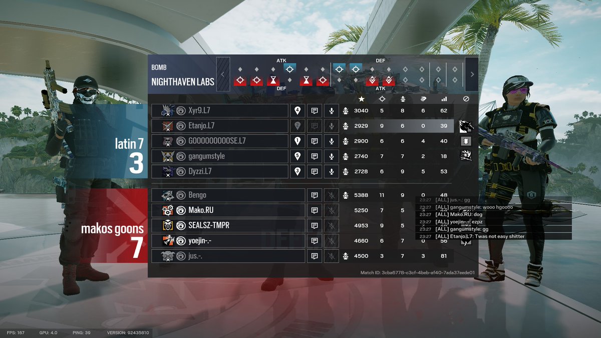 GGs to <a href="/MonkeMako/">Mako🇺🇸💸</a> and his goons, we lose 2-1. Flashes of improvement today, but we got a lot to work on. We're out of <a href="/crypt_league/">Crypt League</a> so its time to lock down these mistakes. If anyone knows any coaches that are LFT let me know.
<a href="/LatinSeven_GG/">LatinSeven Gaming</a> | #LatinForTheWin