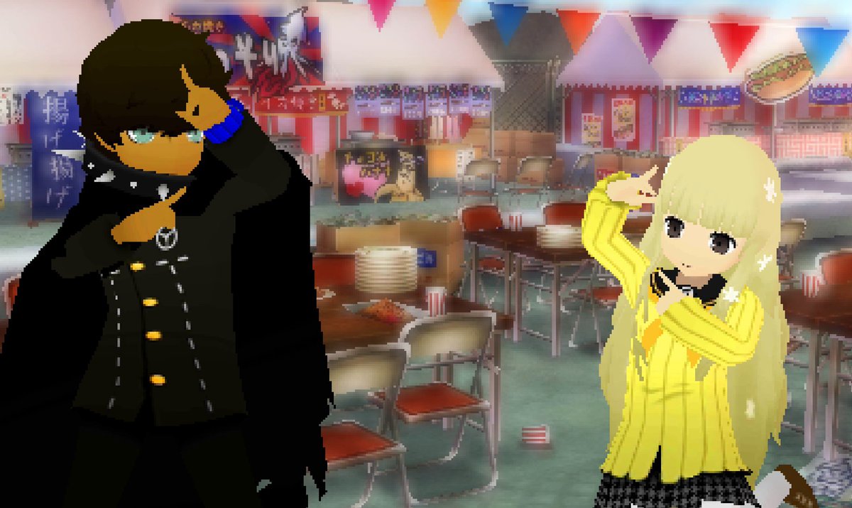 lenhishiro's tweet image. Two of the best characters in the whole series 💛🖤