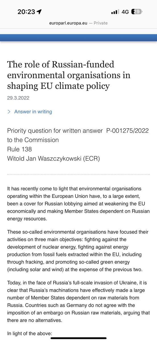 EadrictheWild's tweet image. Europe is sitting on massive amounts of gas. More shale gas than the US but because it&apos;s run by green fucking morons who&apos;d rather be poor, cold and dependant on hostile foreign nations for energy they won&apos;t exploit it. Who lead the anti fracking movement in Europe. Russia did.…