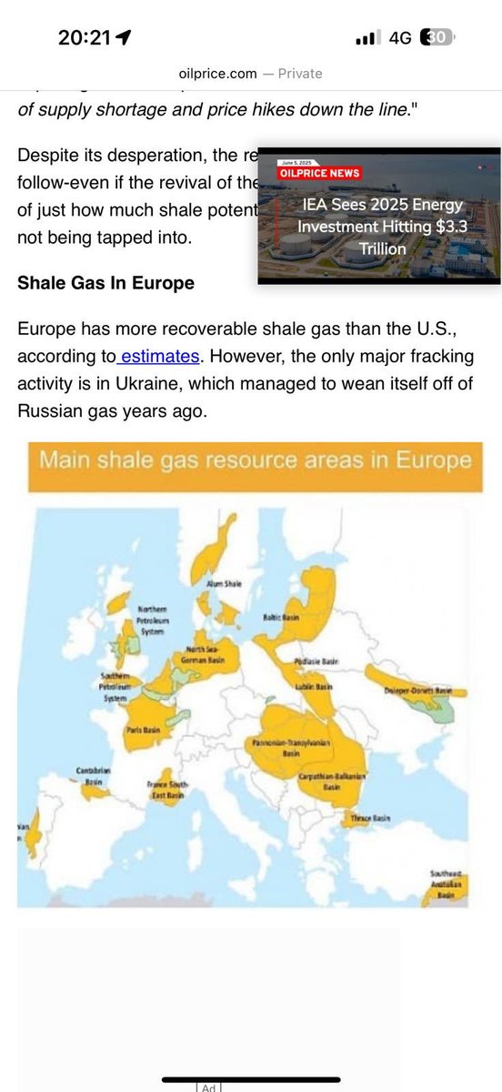 EadrictheWild's tweet image. Europe is sitting on massive amounts of gas. More shale gas than the US but because it&apos;s run by green fucking morons who&apos;d rather be poor, cold and dependant on hostile foreign nations for energy they won&apos;t exploit it. Who lead the anti fracking movement in Europe. Russia did.…