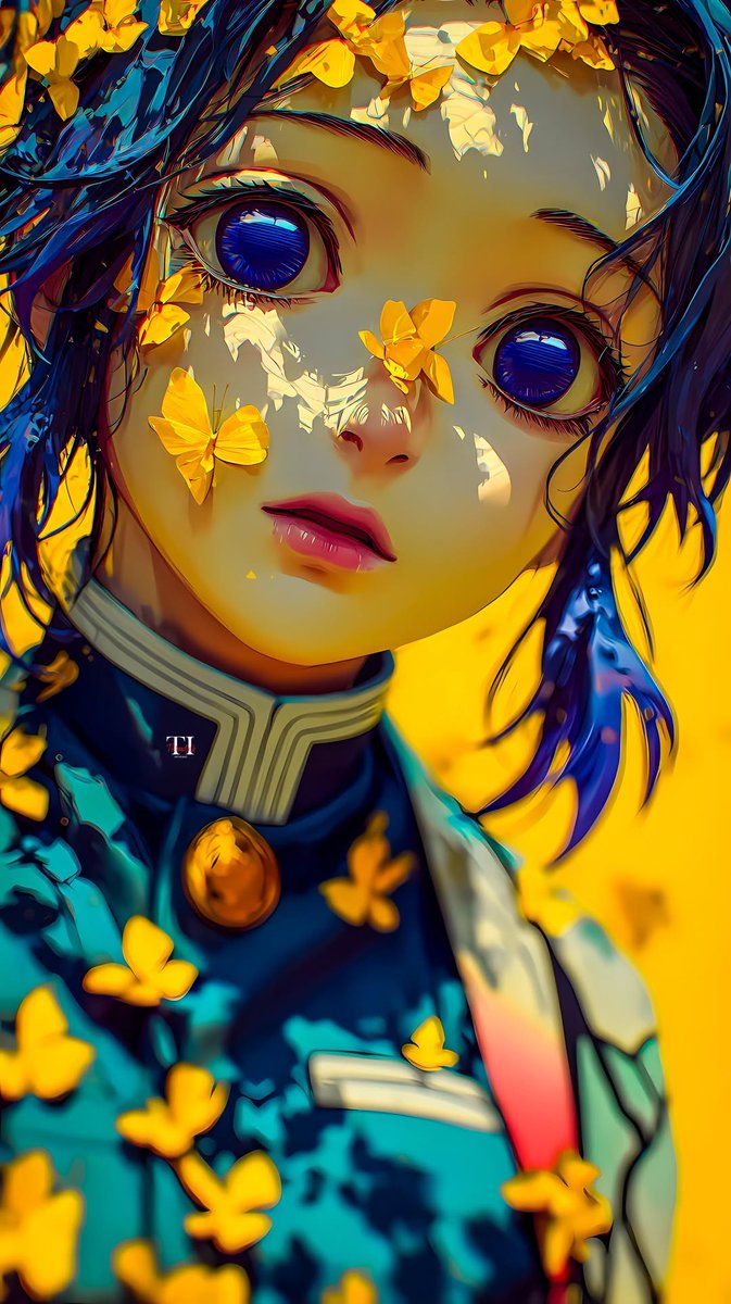 king_kingkai7's tweet image. Shinobu Kochou by Threadink ๐ฅ๐ฆ