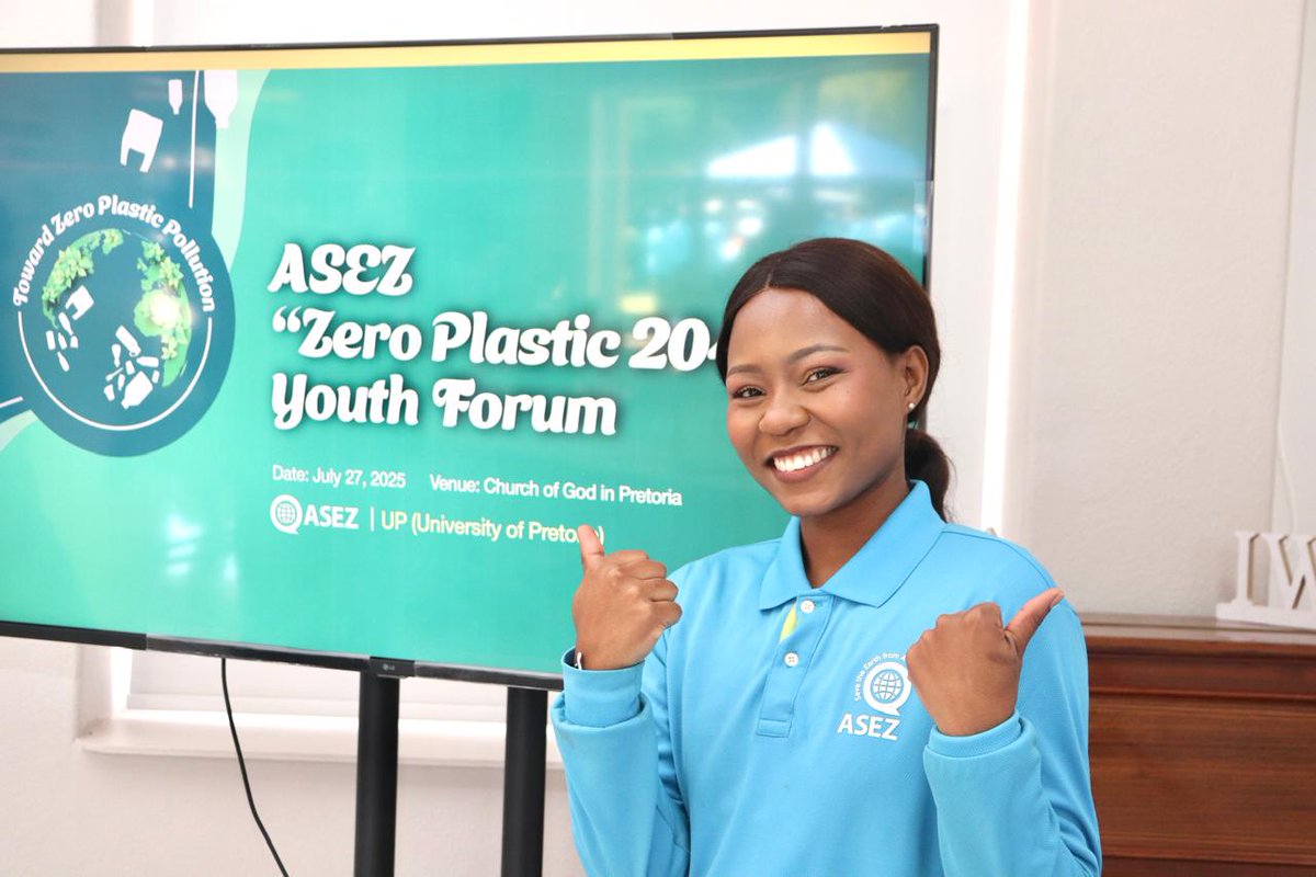 DWYPD_ZA's tweet image. 📸 [In pictures]

Minister @s_chikunga  at the ASEZ ‘Zero Plastic 2040’ Youth Forum in Pretoria.