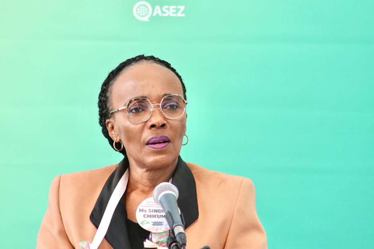 DWYPD_ZA's tweet image. 📸 [In pictures]

Minister @s_chikunga  at the ASEZ ‘Zero Plastic 2040’ Youth Forum in Pretoria.
