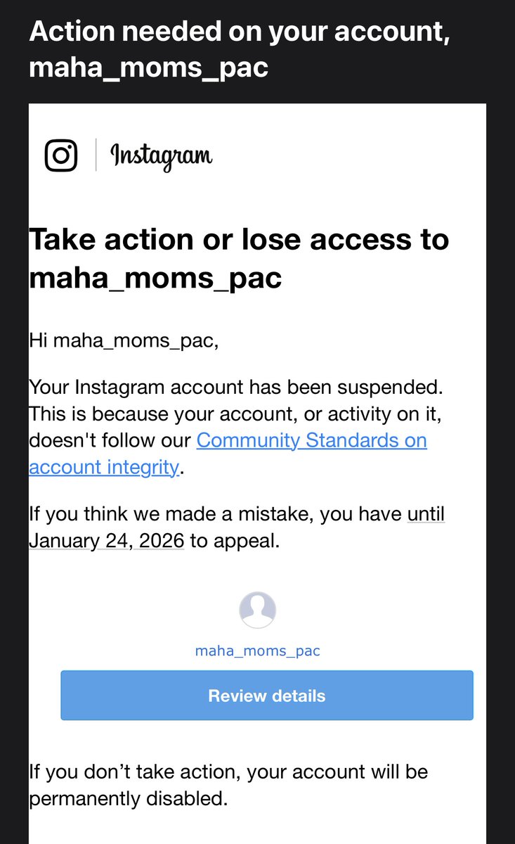 Kelly Ryerson (@glyphosategirl) on Twitter photo Guess who is back to 2020 censorship? All because the account had MAHA in the name, it was discontinued for going against "community standards on account integrity". It didn't even have any posts yet. <a href="/thackerpd/">Paul D. Thacker</a> <a href="/MAHA_PAC/">MAHA PAC🗽</a> <a href="/SecKennedy/">Secretary Kennedy</a> <a href="/calleymeans/">Calley Means</a> <a href="/joerogan/">Joe Rogan</a> Guess who is back to 2020 censorship? All because the account had MAHA in the name, it was discontinued for going against "community standards on account integrity". It didn't even have any posts yet. <a href="/thackerpd/">Paul D. Thacker</a> <a href="/MAHA_PAC/">MAHA PAC🗽</a> <a href="/SecKennedy/">Secretary Kennedy</a> <a href="/calleymeans/">Calley Means</a> <a href="/joerogan/">Joe Rogan</a>