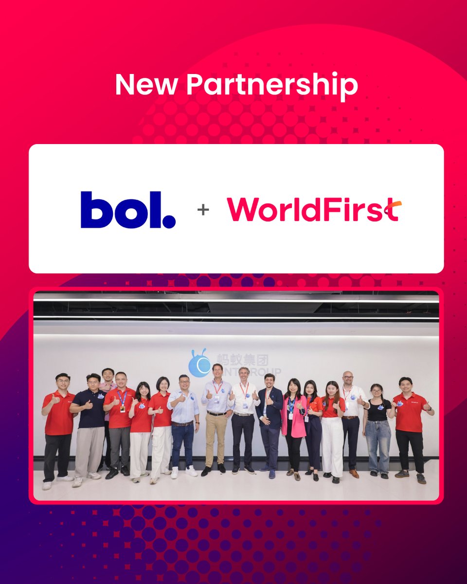 WorldFirst x bol

A new chapter for cross‑border E‑commerce.

WorldFirst is now the go‑to financial partner for bol, the #1 marketplace in the Netherlands and Belgium. Together, we are removing payment friction so sellers can focus on growth.

#WorldFirst #bol #partnership
