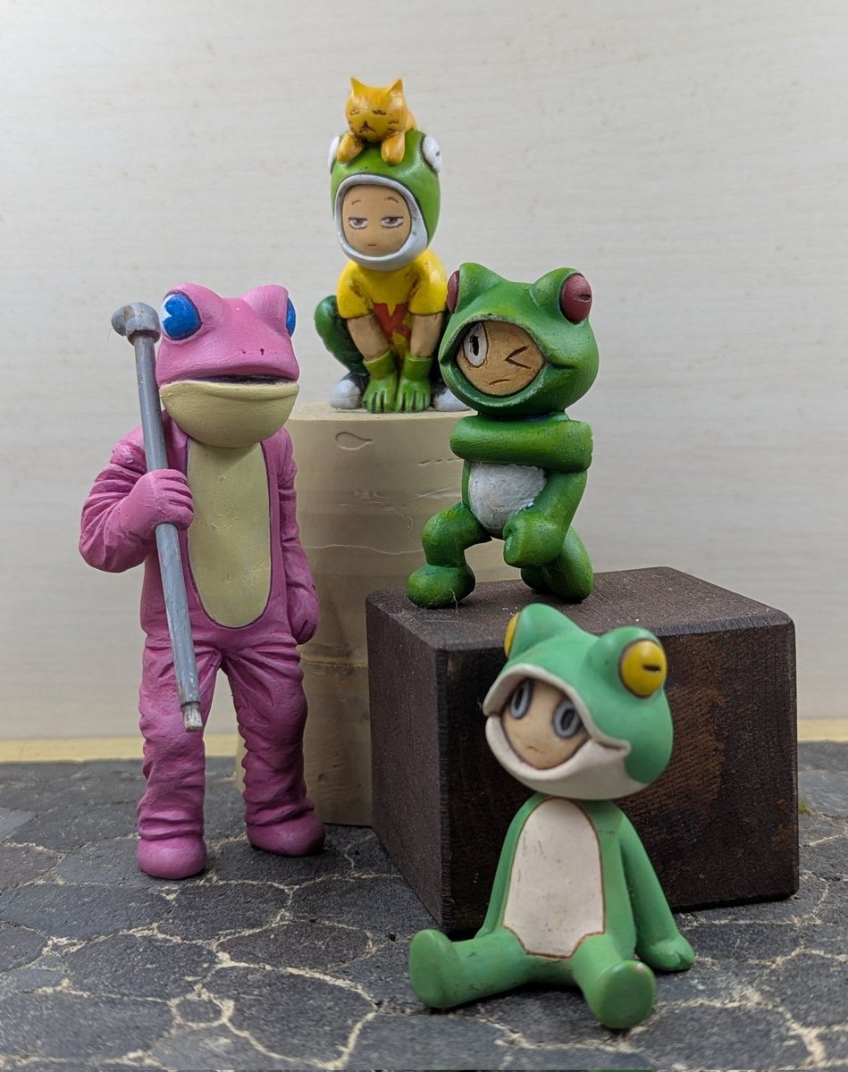 surume0407's tweet image. おそようごじゃいます
ボケーッとしてたらこんな時間…
ワンフェス終わったんで通販やりますಠ◡ಠ
欲しい方はDMください。
ケトロイドも残ってます。