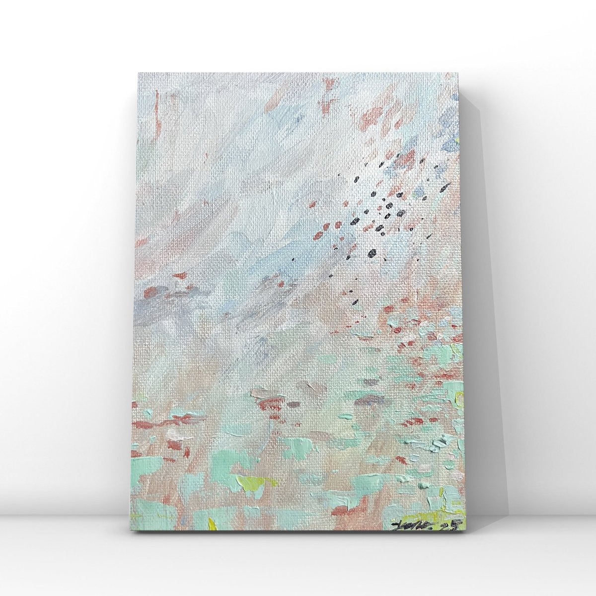 ACRYLIC ON CANVA
Size : 20 x 25 cm. 
🤍 : Vanished 
 💸 : 400.- THB.
📮 : free shipping.