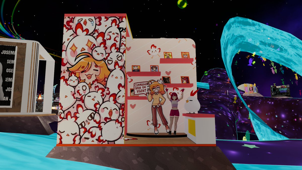 solkaspa's tweet image. Gracias a los de @FVrchat por hacer este evento algo maravilloso, gracias a @JOSEMANVR por ayudarme con el Booth y mi hermosa compañera de Booth @Clumsy_Bollito por acompañarme en este evento nos vemos hasta el próximo año🤗💕💕💕💕