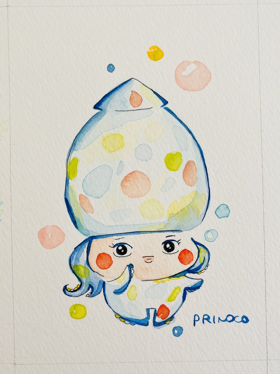 PRinocO7282022's tweet image. #WorldWatercolorMonth2025

26. SEA（海）🏖️🦑