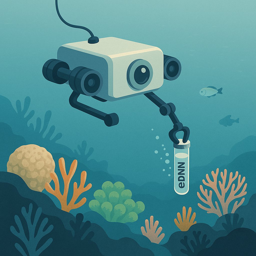 🧬🪸 Coral eDNA Robots: Revolutionizing Reef Monitoring!
Scientists at OIST have developed an eDNA + mini-ROV system to map reef biodiversity. It detects 83/85 coral genera using just seawater!

🔗 oist.jp/news-center/ne…

#MotivationMonday 

By <a href="/spijna1/">Riccardo Mazza</a>
Picture: AI-generate