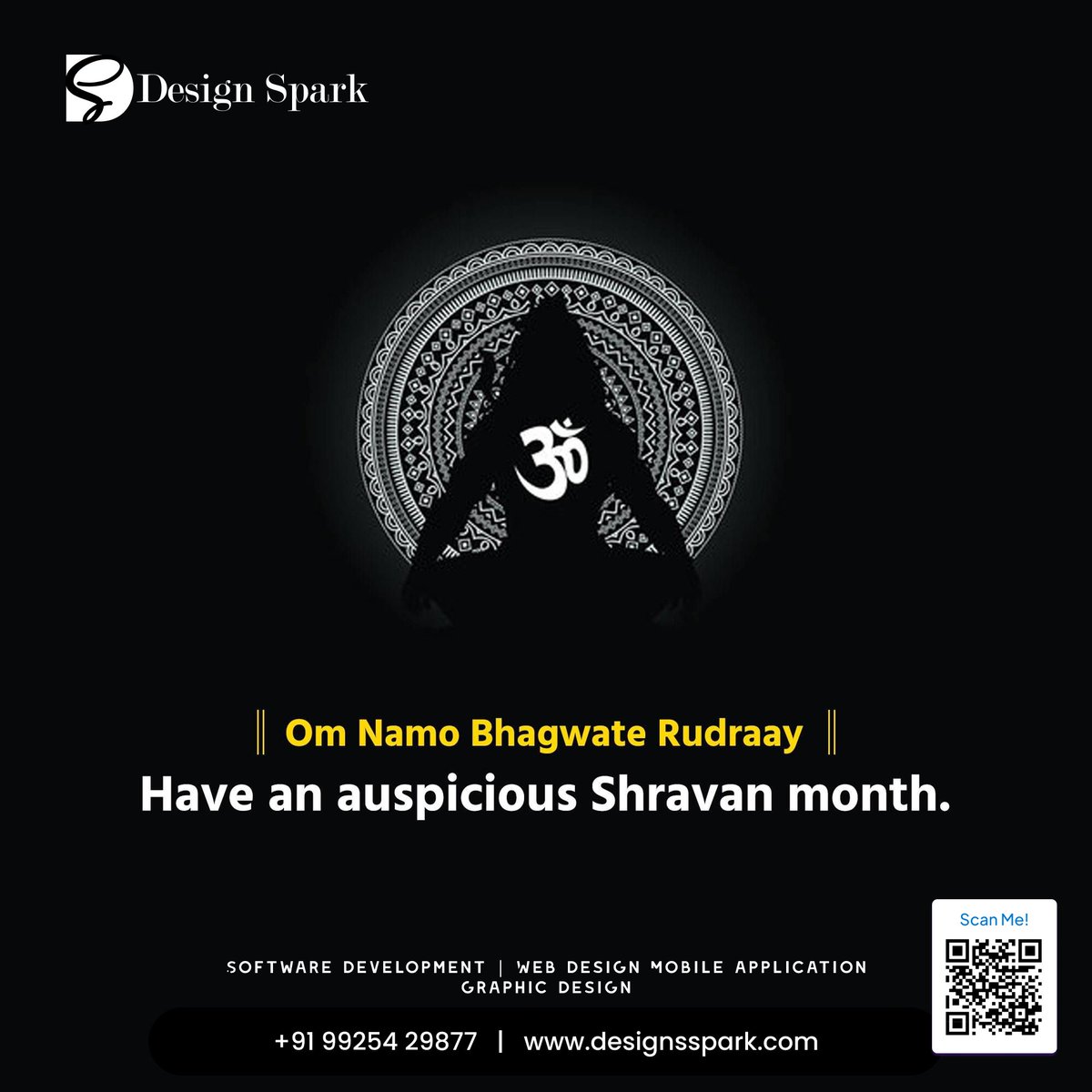 designspark_004's tweet image. 🕉️ Om Namo Bhagwate Rudraay 🙏
As the sacred month of Shravan begins, may Lord Shiva bless you with peace, prosperity, and spiritual awakening. 🌿🔱
✨ Have an auspicious Shravan month! ✨

🔸 Software | Web | App | Graphic Design
📞 +91 99254 29877
🌐 designsspark.com