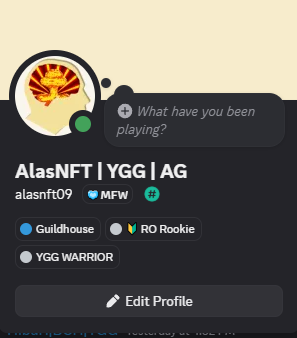Alas1321's tweet photo. Got to Lv90 and Job Lv50. Plus got the YGG Warrior role in Guildhouse Discord and completed YGG GAP S10 Quests:
The Journey Continues: Lv70 and Job Lv30
Prontera's Finest: Lv90 and Job Lv50
Warrior of Midgard https://t.co/hDK3jqjjbQ