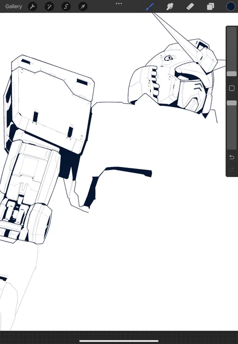 Drawing my hg gramps and adding some detail 
