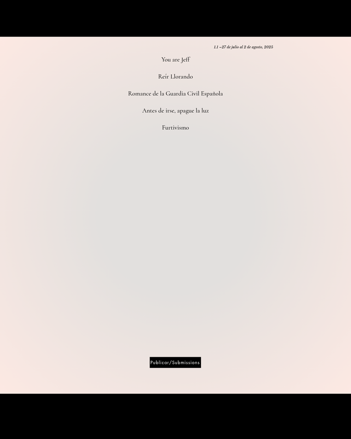 Duotrope's tweet image. New publisher listing for: Paratextos @paratextos_ (Poetry; non-paying) duotrope.com/magazine/parat… #WritingCommunity