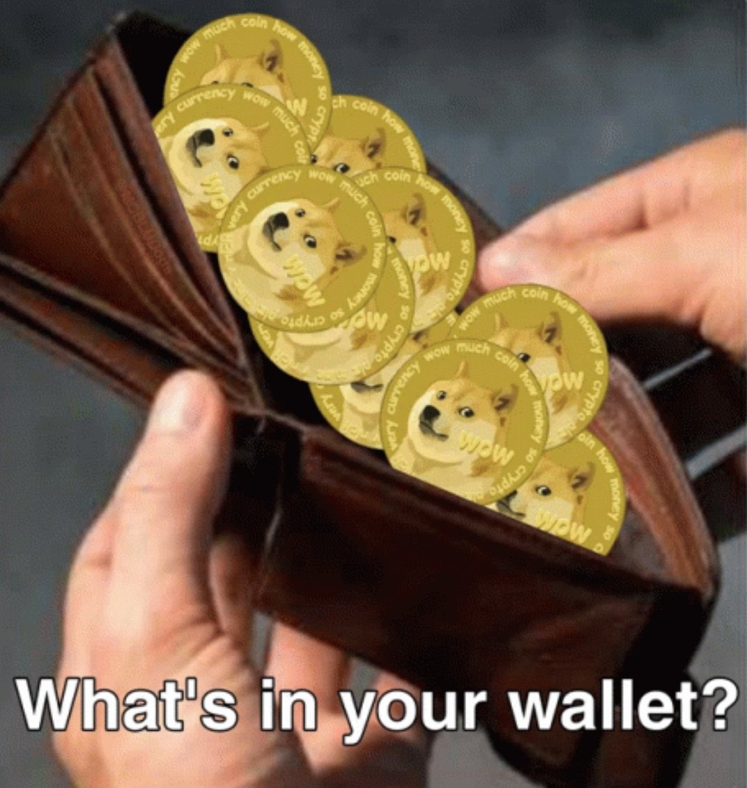 What’s in your <a href="/MyDoge/">MyDoge</a> wallet? $DOGE