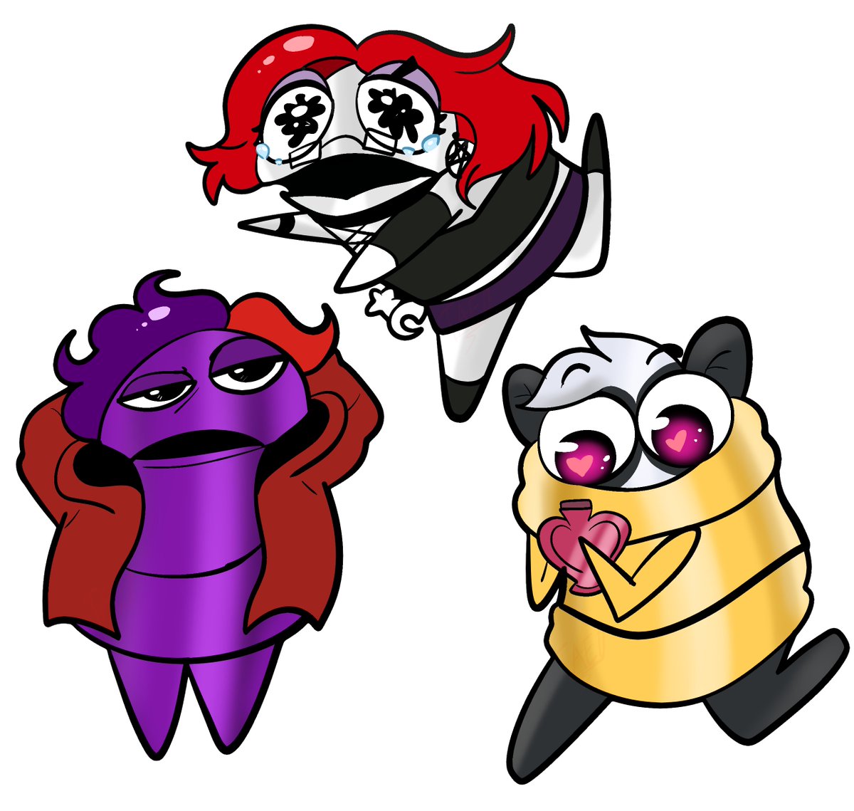 That's a wrap for our Devi Car Fund Stream! We raised a wonderful 300$ for our dear friend <a href="/DirtyDeviGaming/">DirtyDevi</a> ❤️🚗 Big thanks to our artists!

<a href="/Ripstud1/">Ripstud</a> <a href="/BornOnSaturdayT/">BornOnSaturday</a> <a href="/MyaHappyThought/">Mya ( COMMS OPEN)</a> <a href="/tae_draws/">🪦Tae-vyard/ 🦋BLUESKY: @taedraws.bsky.social🦋</a>