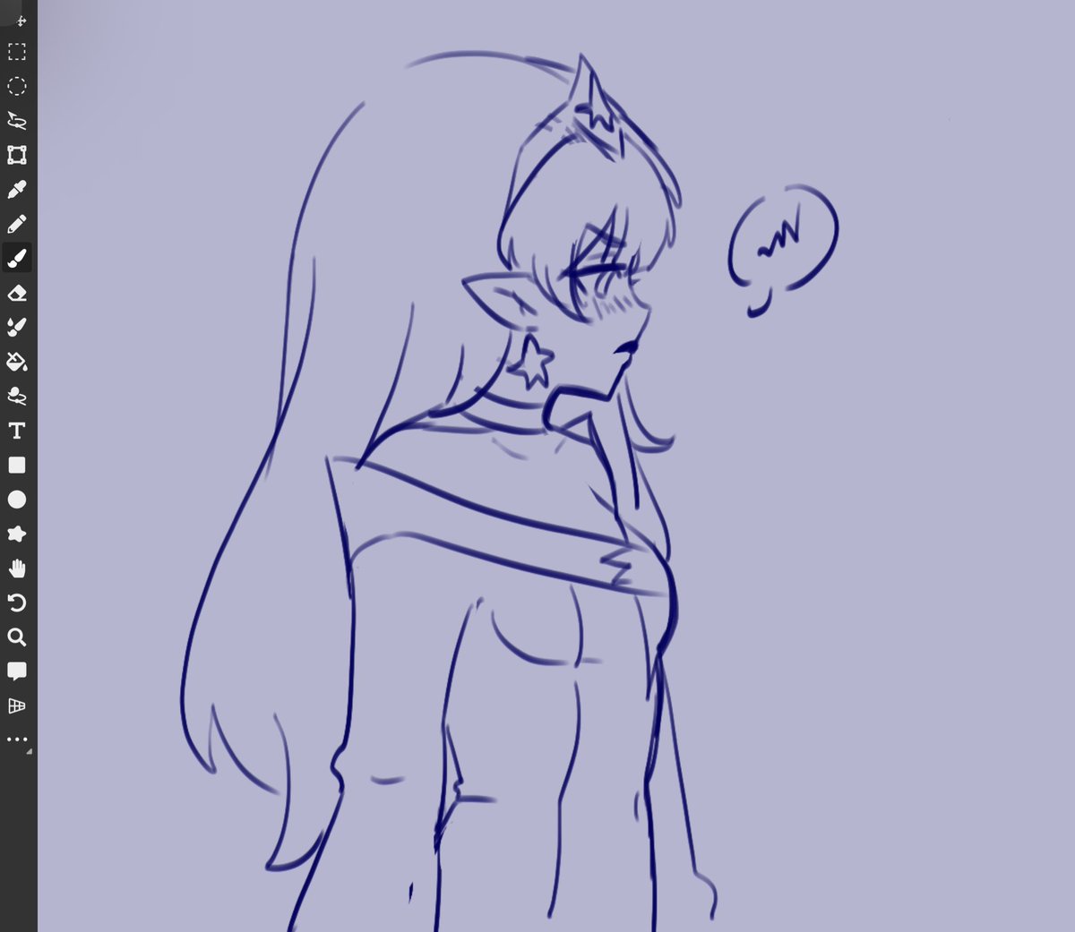 MariesSpaceship's tweet image. She’s fun to doodle 🩷