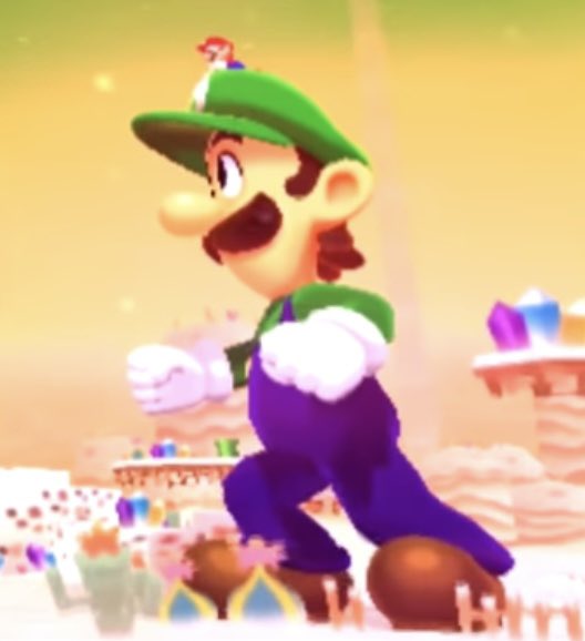 bumpsyplains's tweet image. you guys think dreamy luigi could take on the titans?