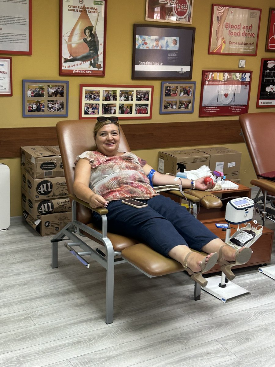 On the anniversary of the 1963 #Skopje earthquake, the UNDPMK team took part in a blood donation action organized by Red Cross, honoring the spirit of #solidarity. In remembrance of the victims &amp; with hope for the future we stand by those in need as others once stood by Skopje.