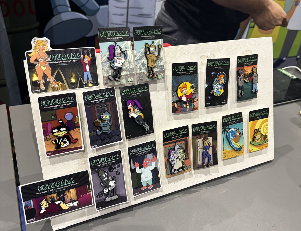 Las Vegas Funkoholics (@lvfunkoholics) on Twitter photo One of our favorite booths is our friends <a href="/toddlandstore/">toddland #stayrad®</a> Hands down some of the best officially licensed Bob's Burgers, King of The Hill and more. They always bring the fire and never disappoint. Great people & Todd is Rad!!! 😉 Toddlandstore.com
#sdcc #SDCC2025 #stayrad One of our favorite booths is our friends <a href="/toddlandstore/">toddland #stayrad®</a> Hands down some of the best officially licensed Bob's Burgers, King of The Hill and more. They always bring the fire and never disappoint. Great people & Todd is Rad!!! 😉 Toddlandstore.com
#sdcc #SDCC2025 #stayrad